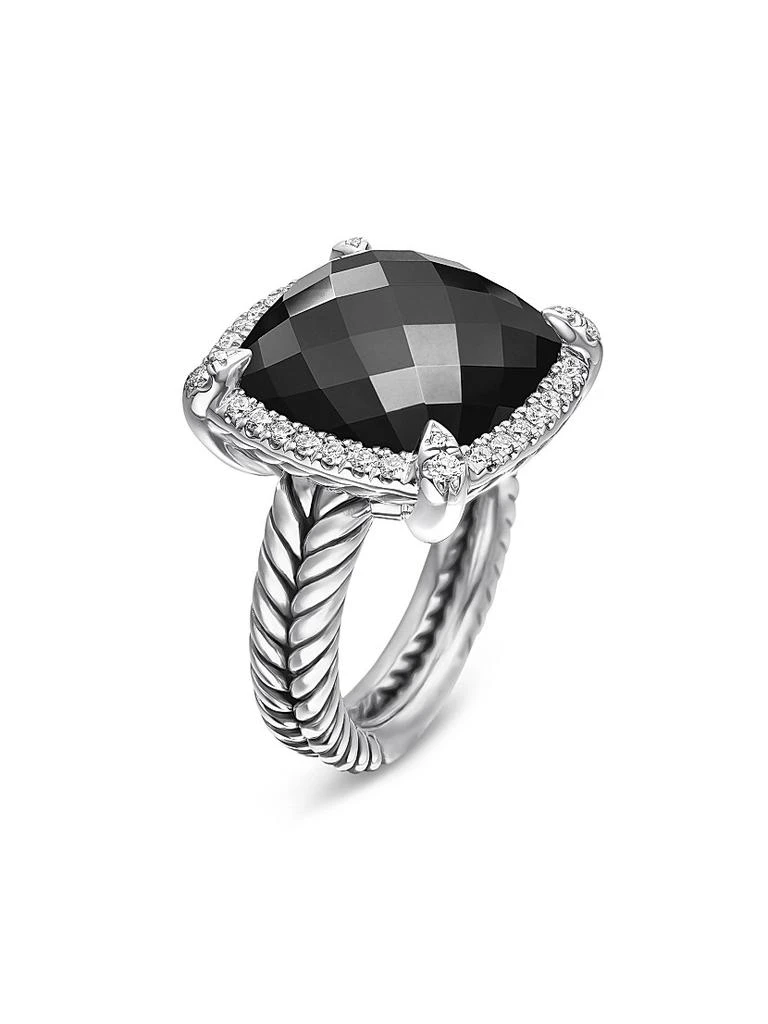 David Yurman Chatelaine® Pavé Bezel Ring With Diamonds 3