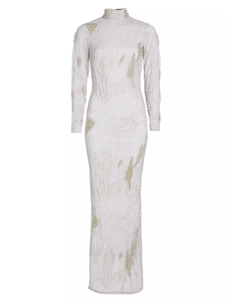 Onalaja Zusi Evergreen Turtleneck Maxi Dress 1