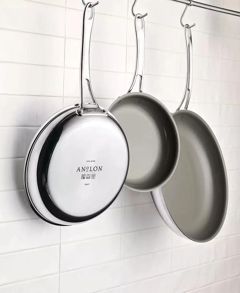Anolon EverLast Ceramic Nonstick 3-Pc. Skillet Set 5