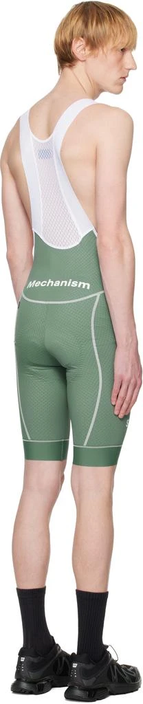 Pas Normal Studios Green 'Mechanism' Bib Shorts 3