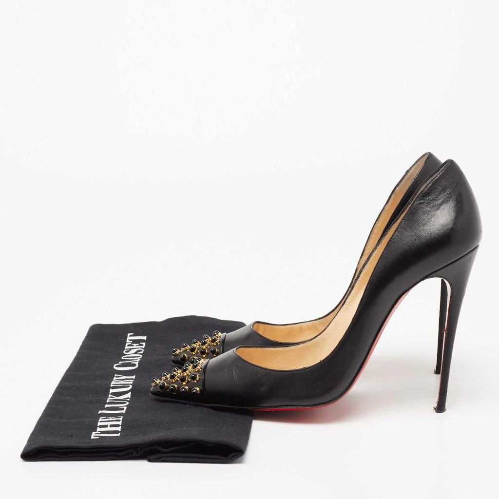 Christian Louboutin Christian Louboutin Black Leather Cabo Pumps Size 37.5 9
