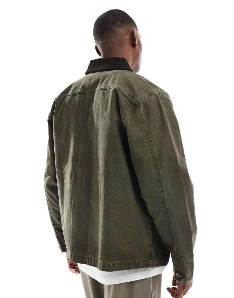 CHAMPION Champion woven jacket in green 3