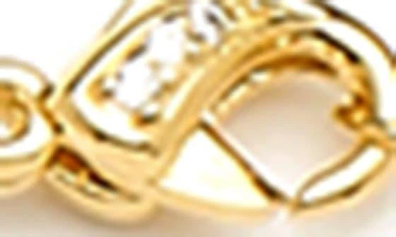 Nadri Gold Plated CZ Round Pendant Necklace 2