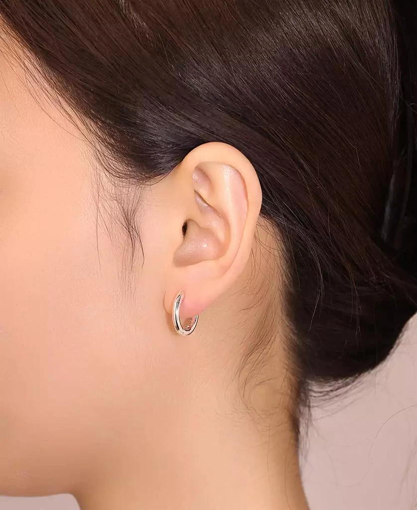 Unwritten Cubic Zirconia and Opal Evil Eye Hoop Trio Earring Set 2