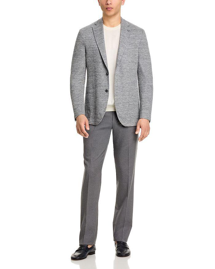 Jack Victor Mélange Linen Blend Jersey Regular Fit Soft Sport Coat