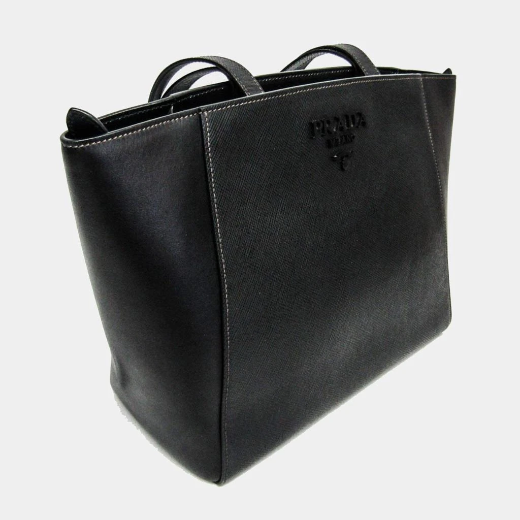 Prada Prada Black Saffiano Leather Tote Bag 4