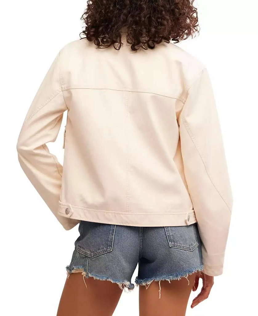 Free People Women's Blair Faux-Suede Wide-Sleeve Jacket 2
