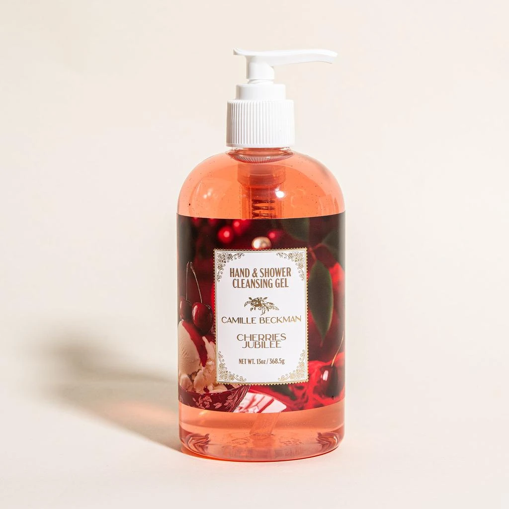 Camille Beckman Hand & Shower Cleansing Gel 13oz Cherries Jubilee 1