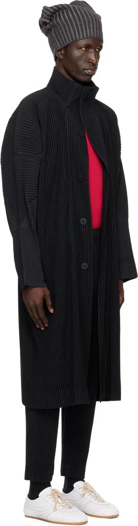 HOMME PLISSÉ ISSEY MIYAKE Black Monthly Color November Coat 