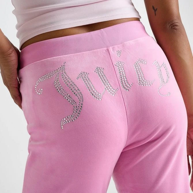 JUICY COUTURE Women's Juicy Couture OG Big Bling Velour Track Pants 5