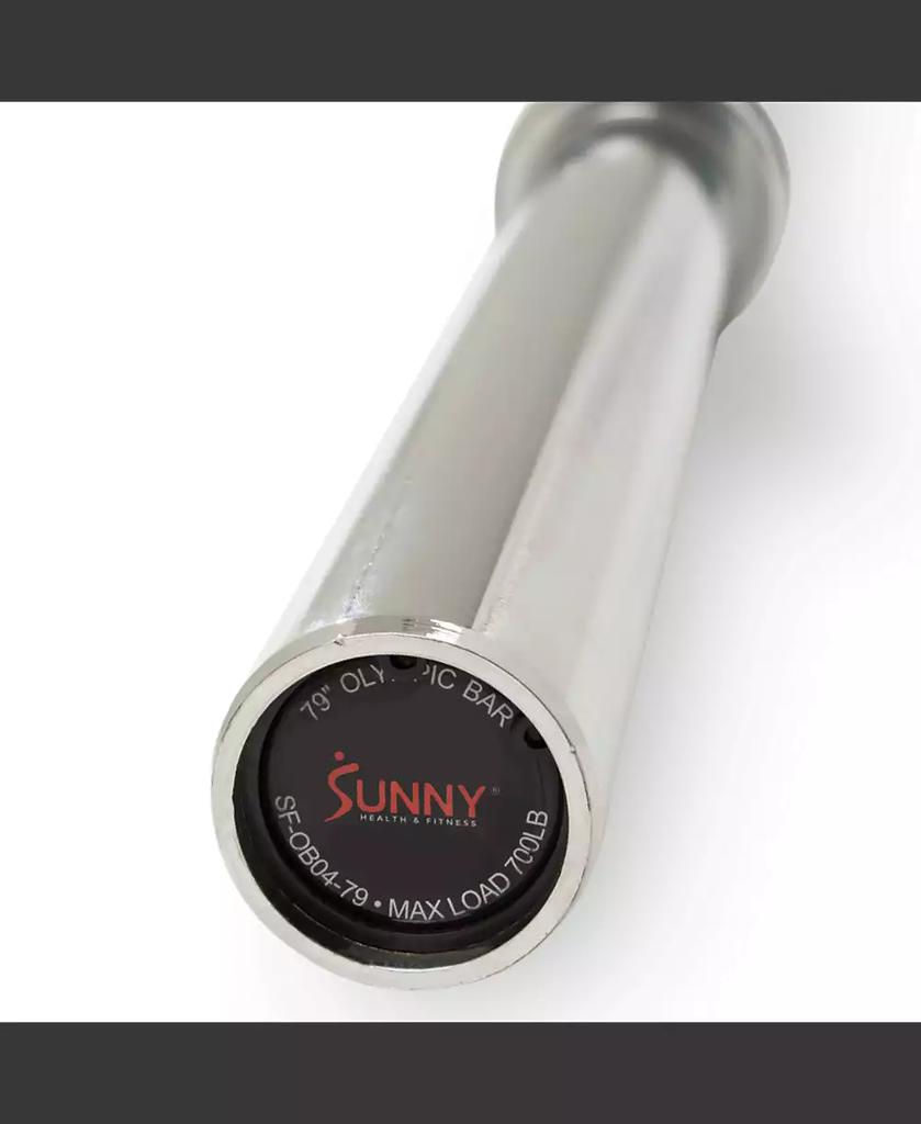 Sunny Health & Fitness 79” (6.6 ft) Olympic Barbell Bar