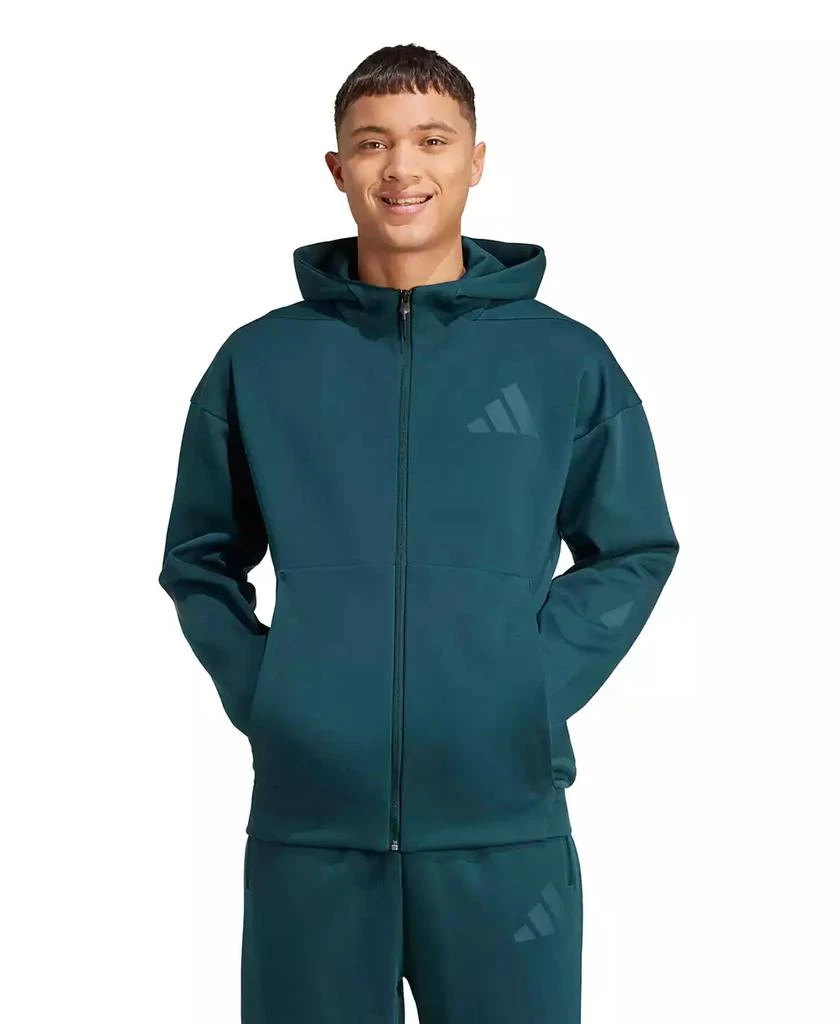 Adidas Men's Full Zip Hooded Track Jacket 1