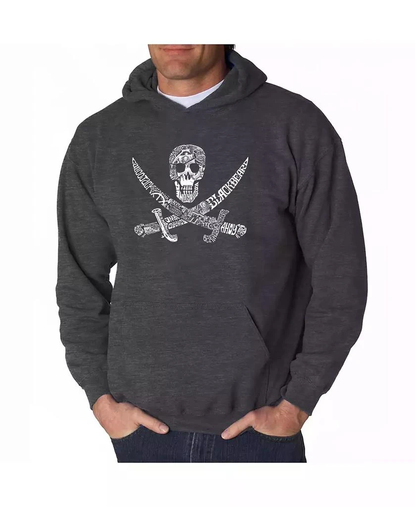LA Pop Art Men's Word Art Hoodie - Pirate 3