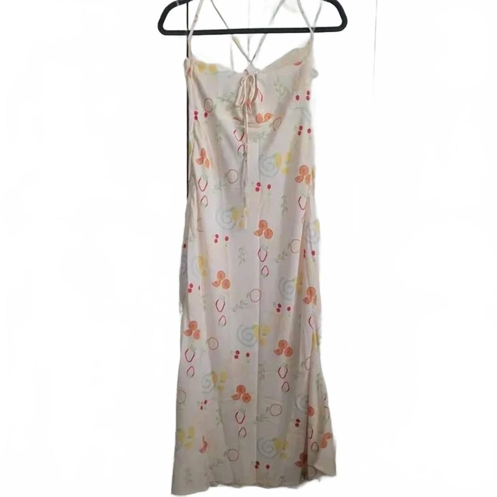 Glamorous Midi Slip Dress In Cream Fruit Print 4