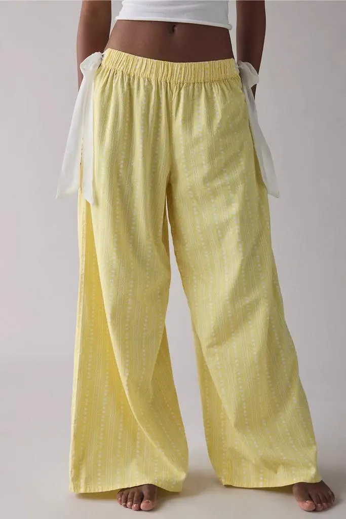 Out From Under Out From Under Eat Your Heart Out Side-Tie Bow PJ Pants