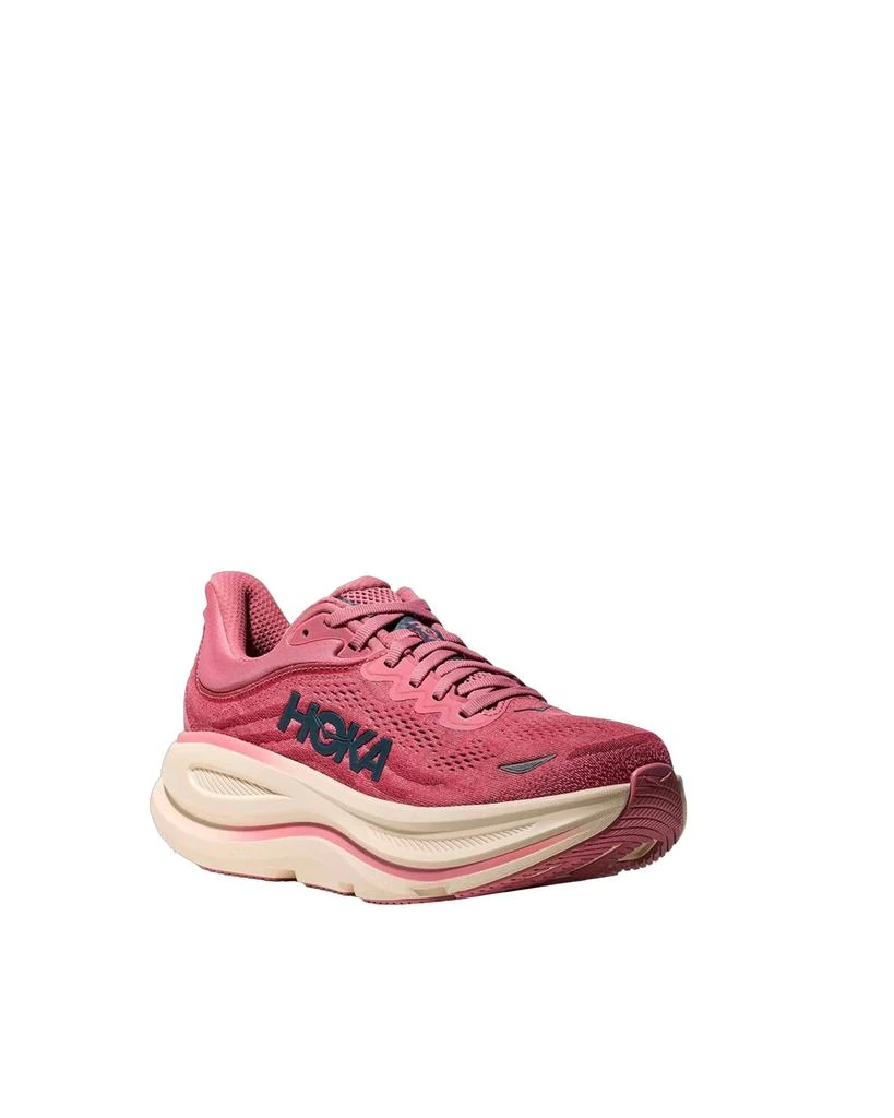 Hoka One One Bondi 9 Sneakers in Lingonberry Cranberry 2