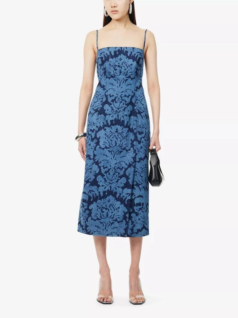 denim pencil dress Lemon Denim Squeeze Dress – A Gallerie main image 1