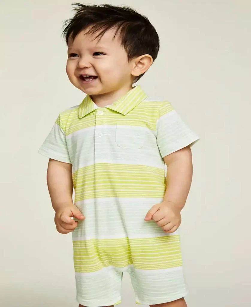 First Impressions Baby Boys Chill Striped Sunsuit, Created for Macy's 4