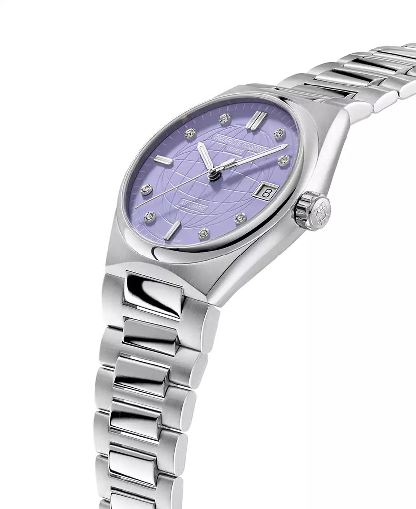 Frederique Constant Women's Highlife Automatic Stainless Steel Bracelet Watch 34mm