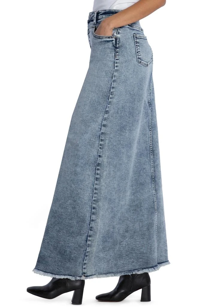Wash Lab Denim The Lowdown Denim Maxi Skirt 3