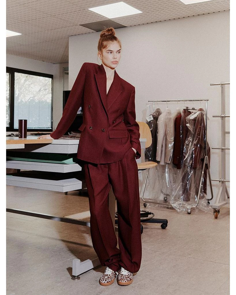 Marella Fluid Bordeaux Blazer 8