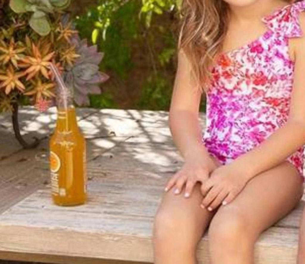 PQ Swim Pq Swim - Kids Azalea One Shoulder Bow One Piece 2