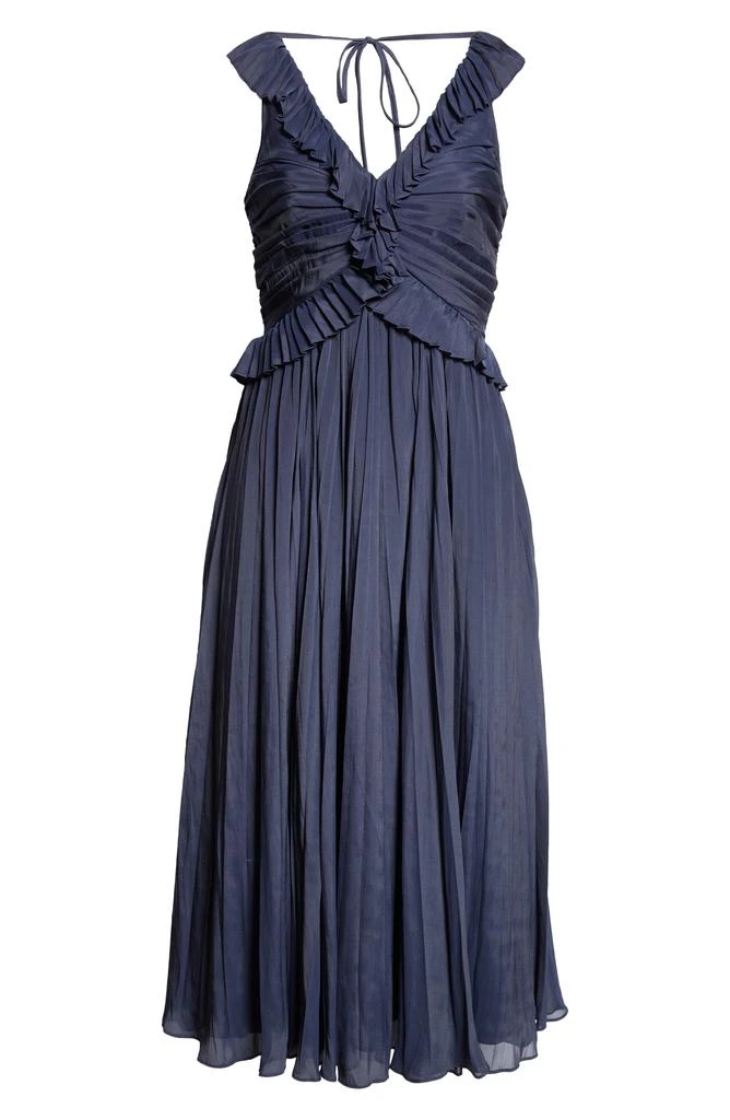 Cinq à Sept Callowary Ruffle Detail Midi Dress 5