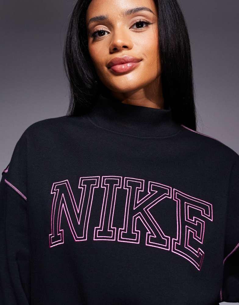 nike retro logo sweatshirt