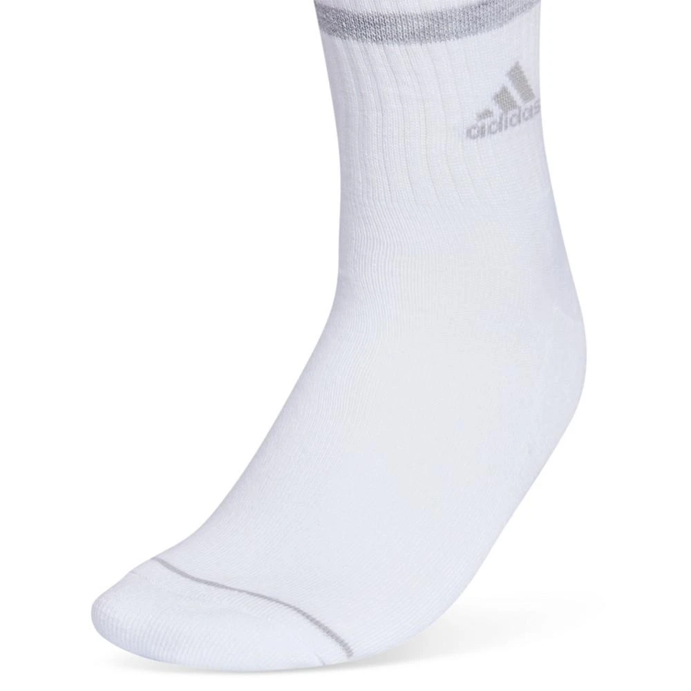 adidas Women's 3-Pk. Cushioned 3-Stripe 3.0 Crew Socks 5