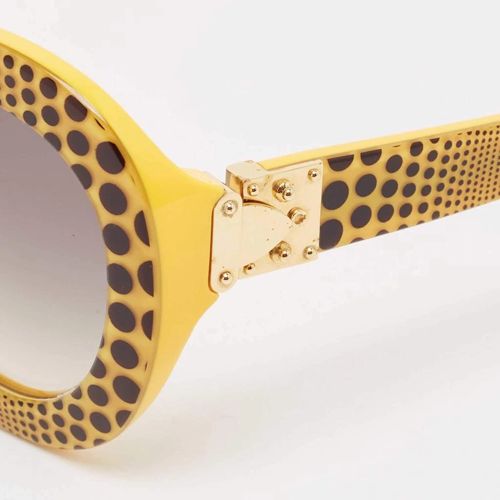 Louis Vuitton Louis Vuitton x Yayoi Kusama Yellow/Black Gradient Z0478W Oversized Sunglasses 3