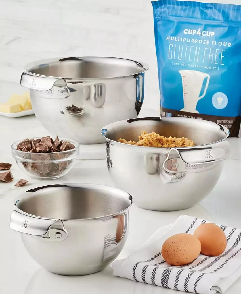 Hestan Provisions Stainless Steel 3-Piece Mixing Bowl Set 6