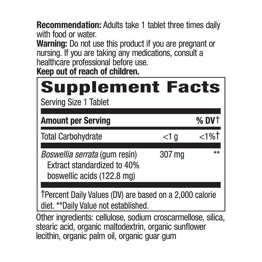 Nature's Way Boswellia Tablets 4