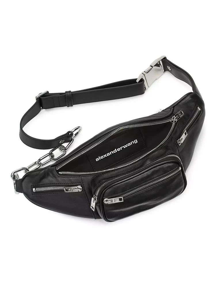 Alexander Wang Attica Chain-Detailed Leather Belt Bag 3