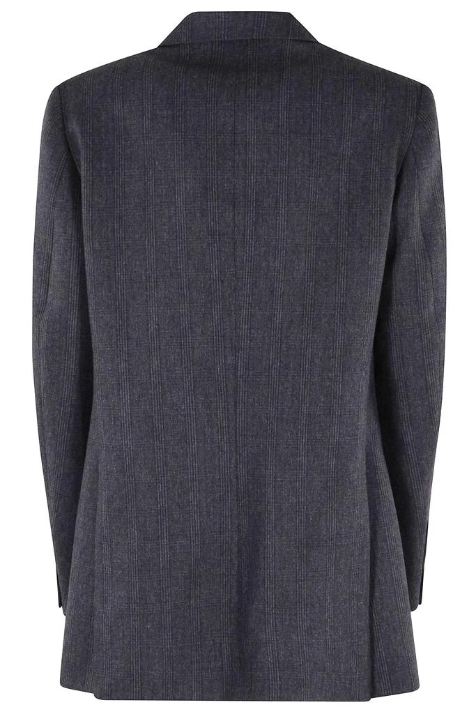 COPERNI Gray Wool Blazer With Check Pattern 2