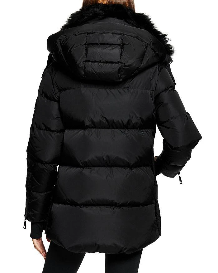 SAM. Scarlett Shearling Trim Puffer Coat 4