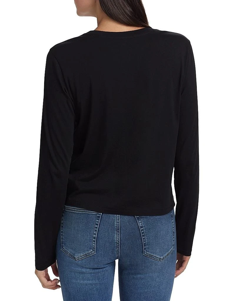 FRAME Cotton-Jersey Long-Sleeve Top 5