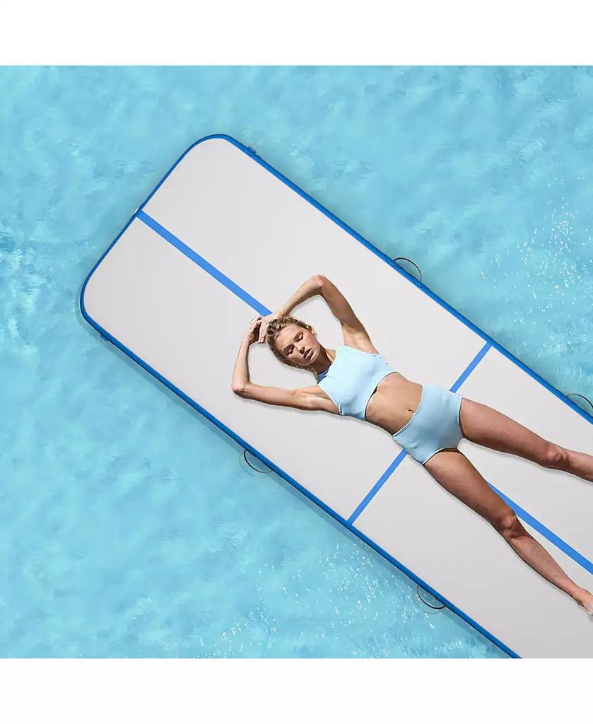 Costway 1 PCS 10' Inflatable Gymnastics Mat Floor Mats