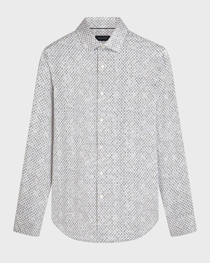 Bugatchi Men's James Ooohcotton Micro-Geometric Sport Shirt