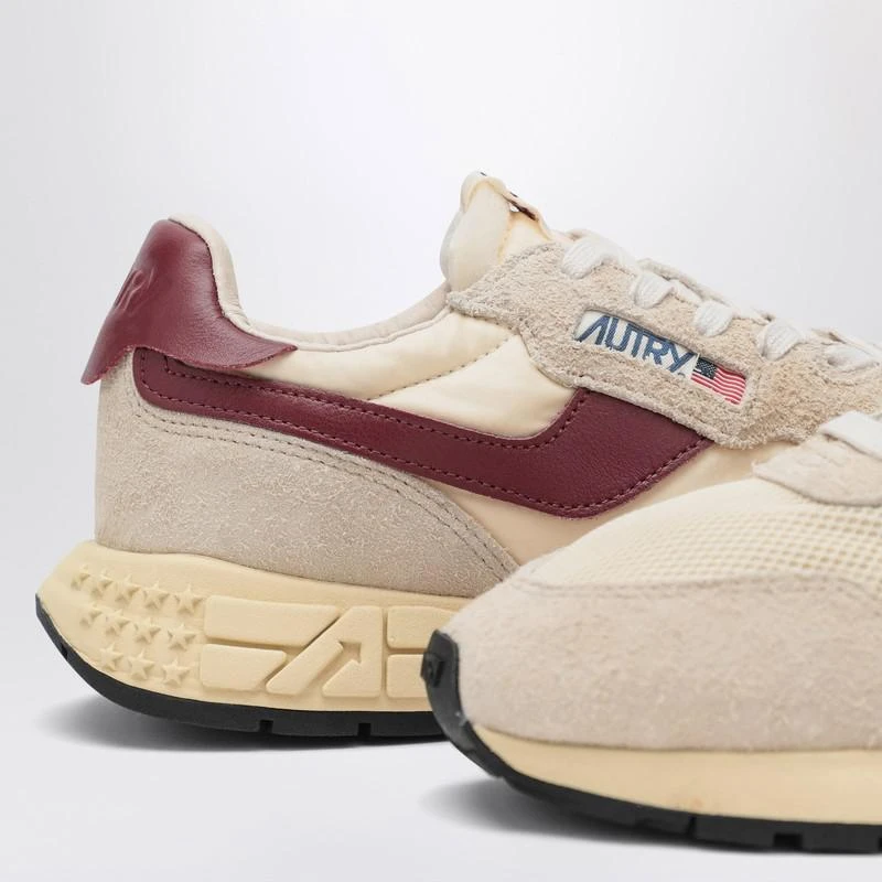 Autry Sneakers Reelwind Low ecrù/bordeaux 5