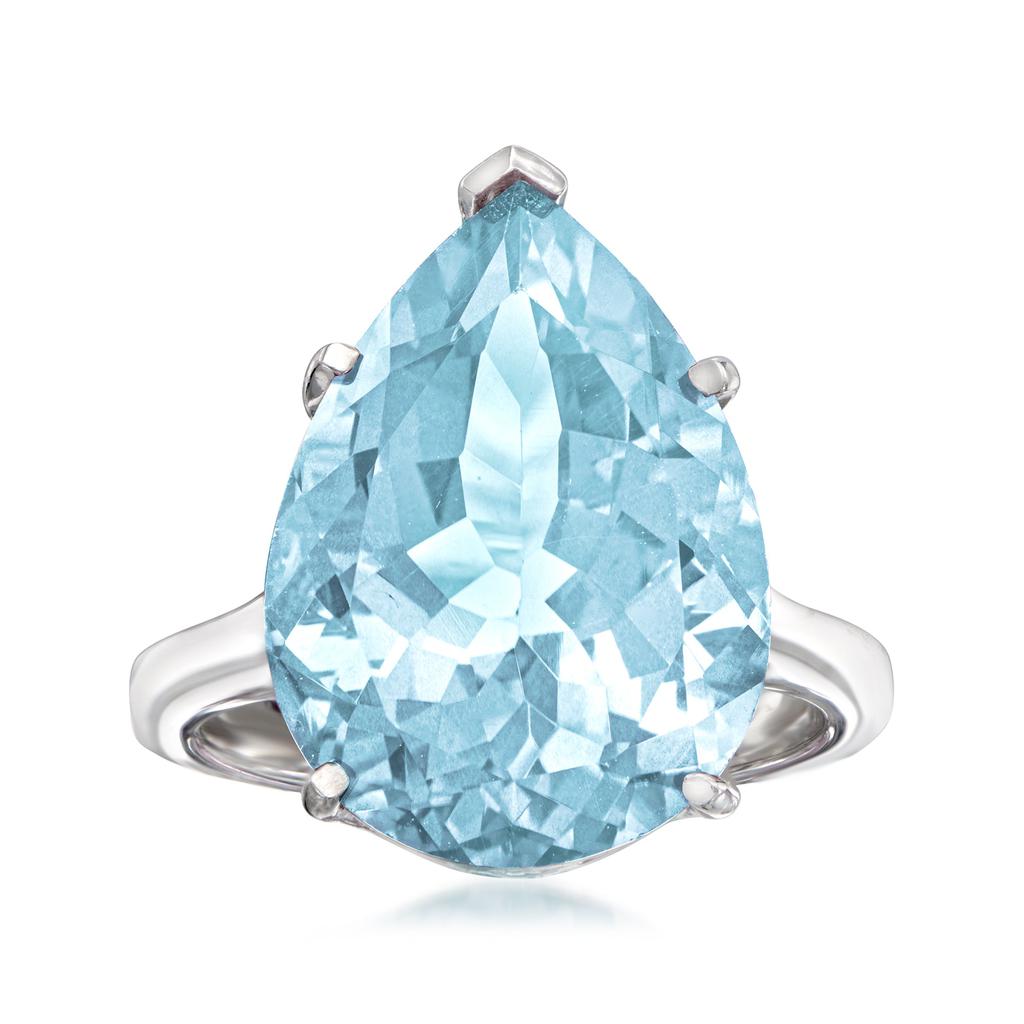 Ross-Simons Sky Blue Topaz Ring in Sterling Silver