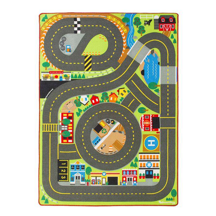 Melissa & Doug Jumbo Roadway Activity Rug - Ages 3+