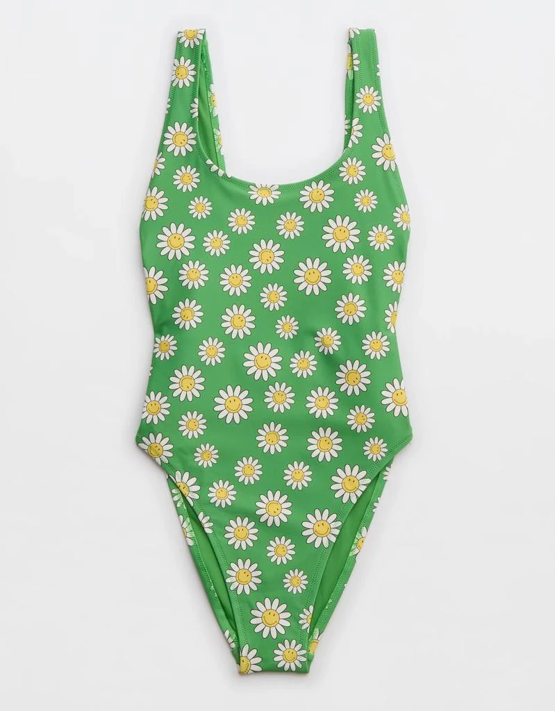 Aerie Aerie Smiley® Birthday Scoop Cheekiest One Piece Swimsuit 2