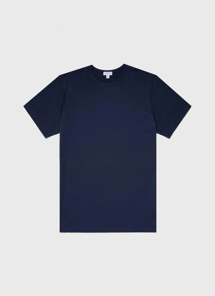 Sunspel Men
s Classic T-Shirt In Navy