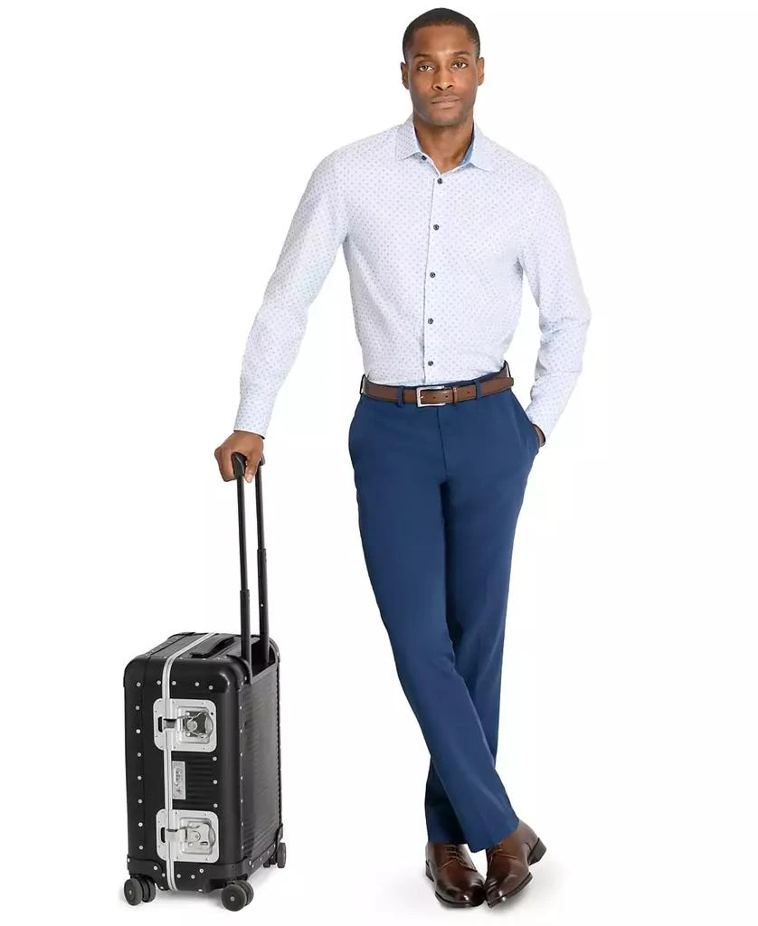 ConStruct Men’s Recycled Slim Fit Micro Geo 4-Way Stretch Performance Dress Shirt 7