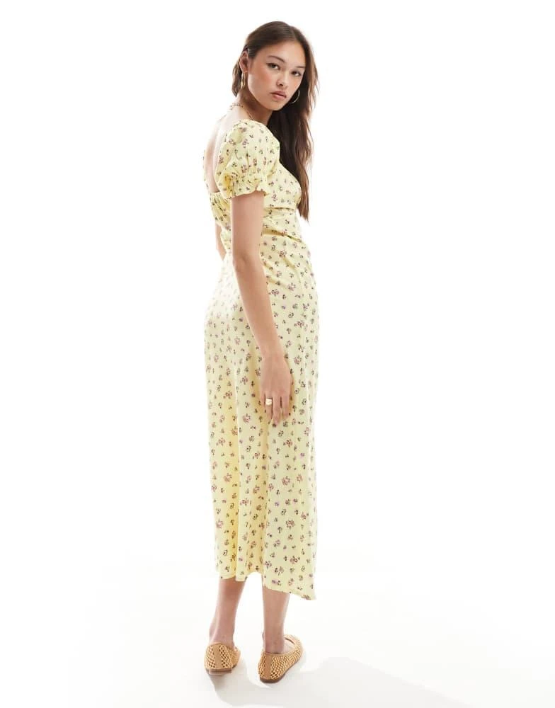 New Look New Look milkmaid midi dress in yellow floral - Dresses & Skirts -  Compare Prices from 6+ Stores - BeyondStyle