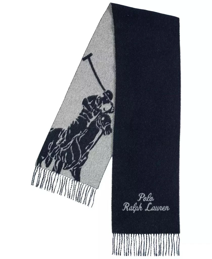 Ralph Lauren Men's Big Pony Jacquard Scarf 4