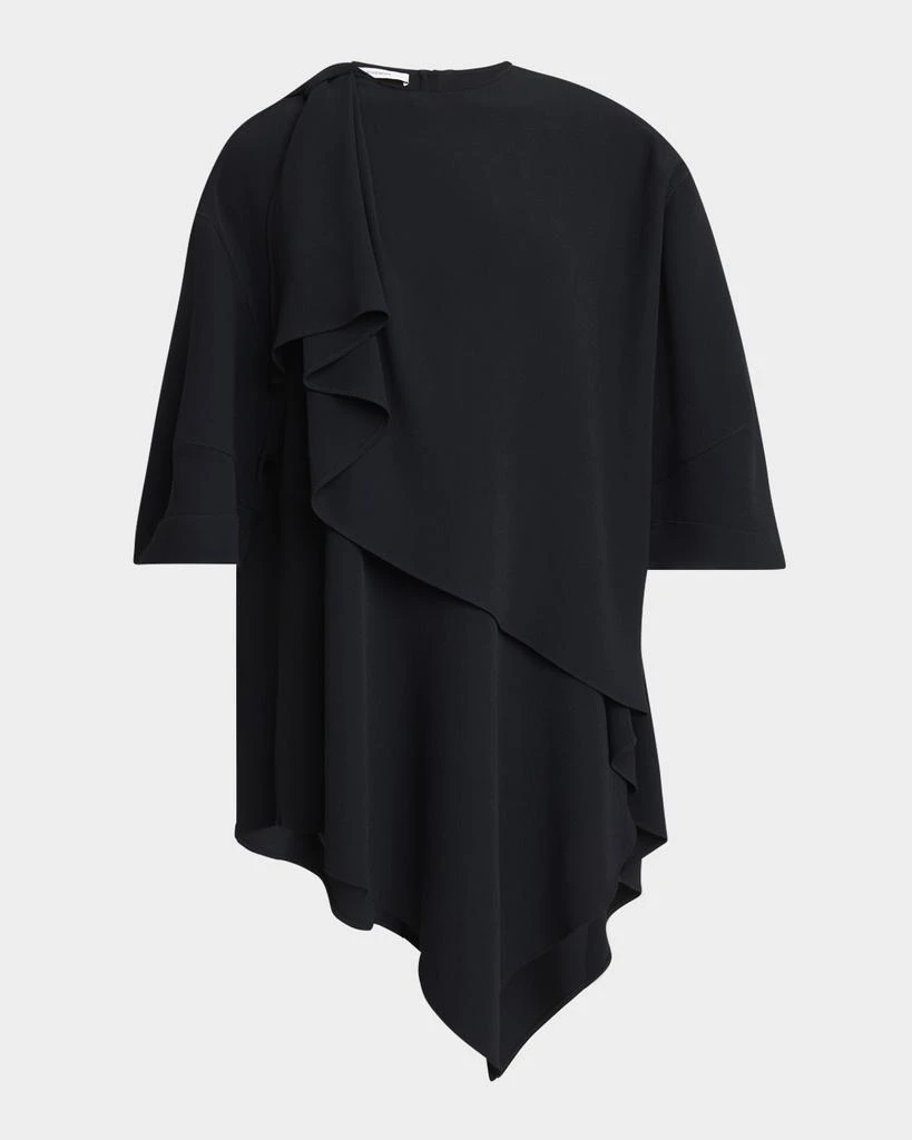 Givenchy Bow Draped Mini T-Shirt Dress