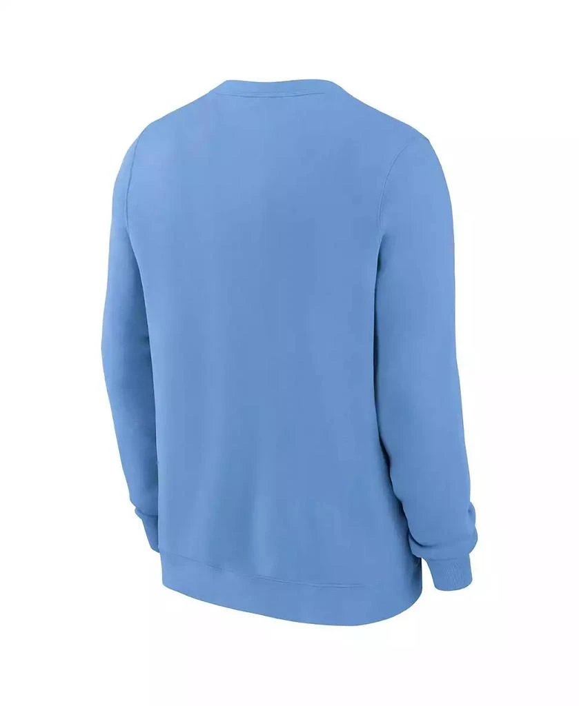 NIKE Men's Light Blue Tampa Bay Rays Pullover Sweatshirt 3