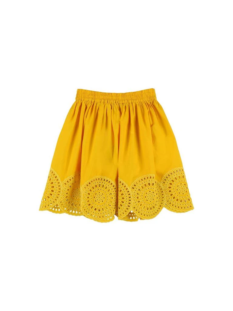 Stella McCartney Organic Cotton Poplin Midi Skirt 2