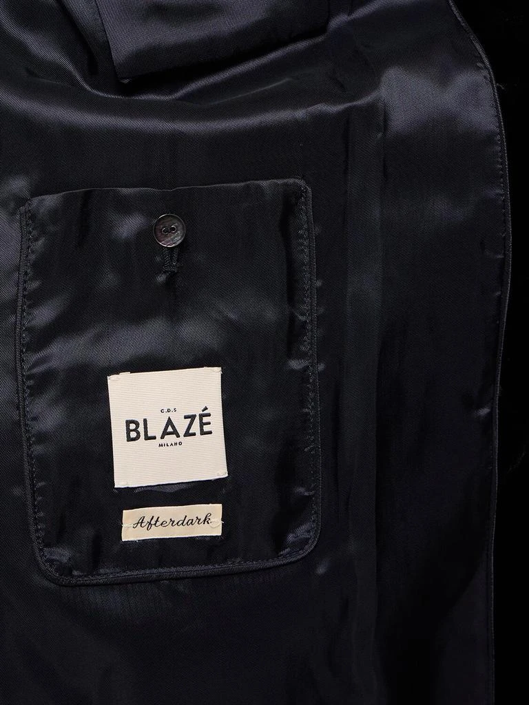 BLAZÉ MILANO Etoile Black Blazer Viscose Midi Dress 5